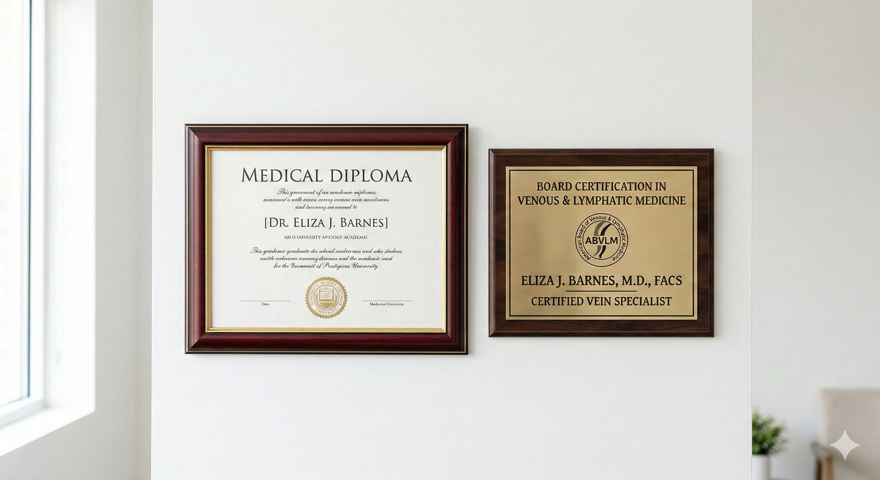Board-certified vein specialist credentials vs non-specialist doctor comparison