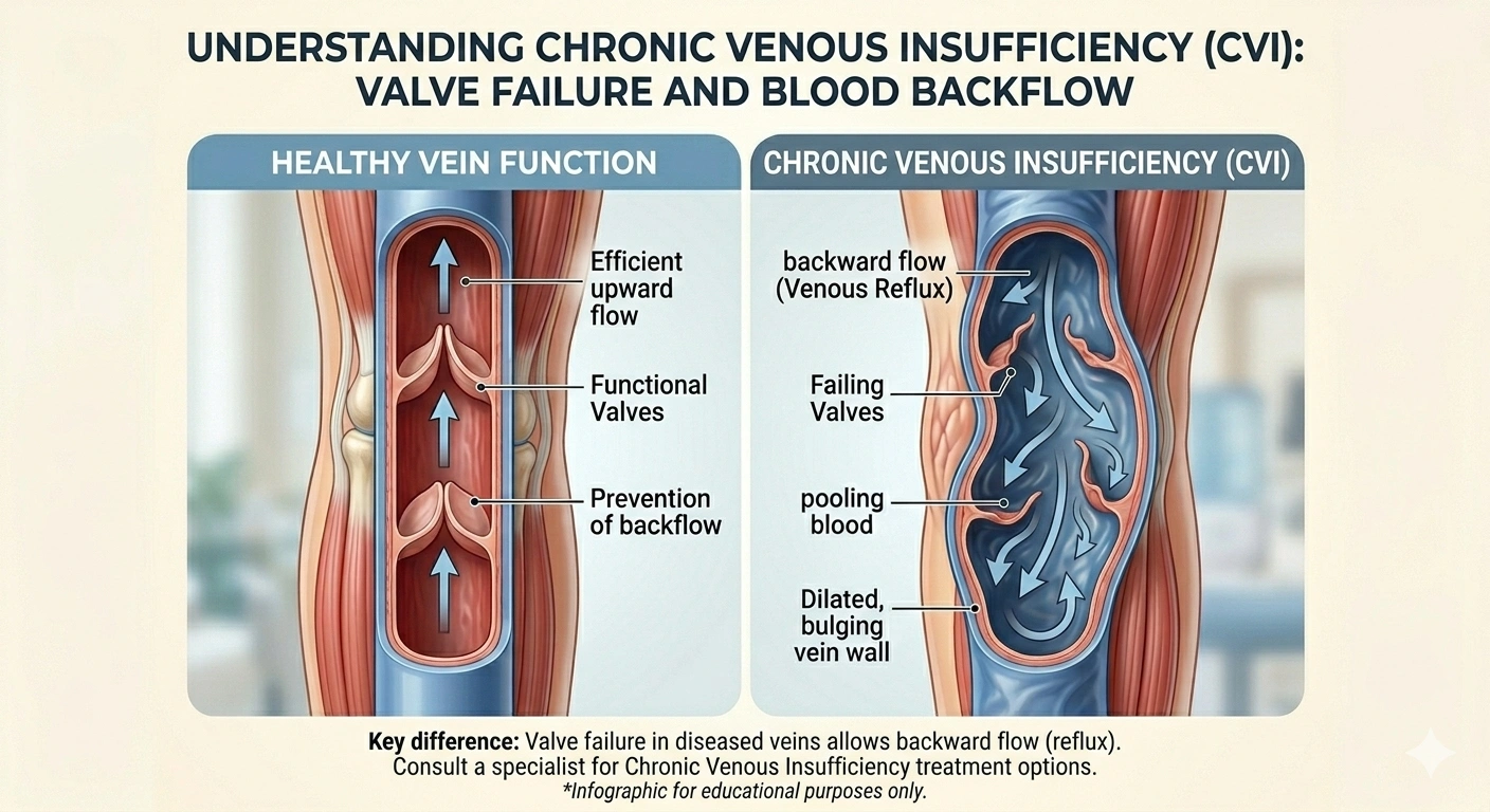 Close-up of healthy legs showing prevention of chronic venous insufficiency through treatment
