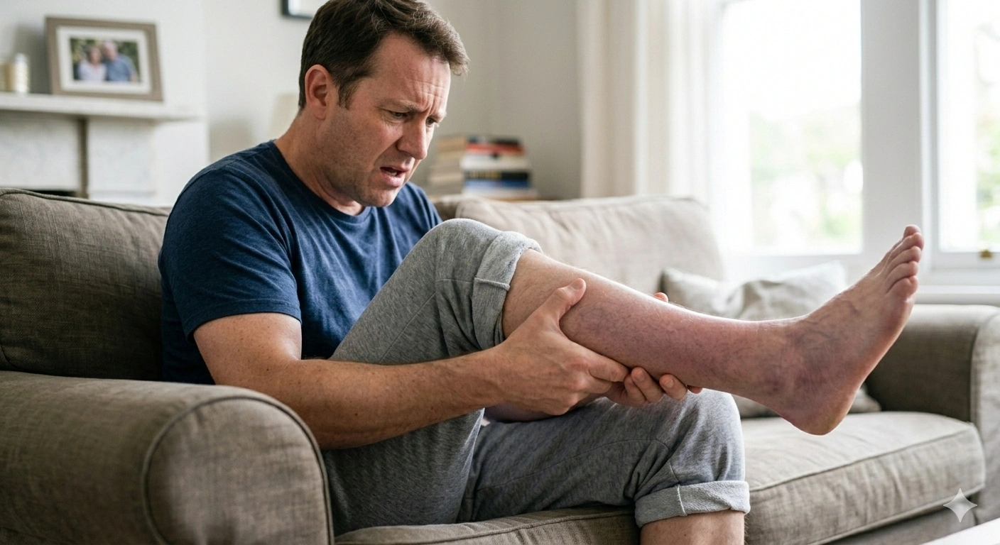 Medical examination for deep vein thrombosis DVT symptoms