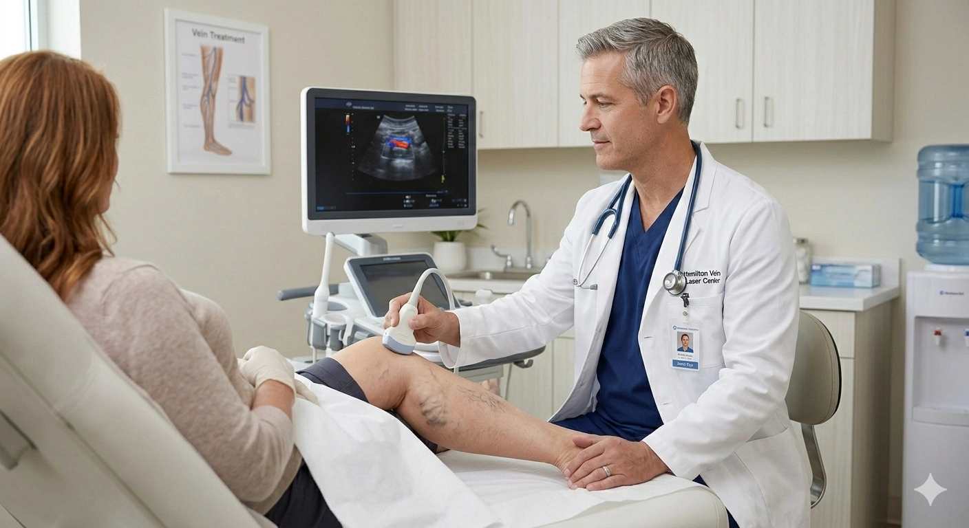 Varicose vein doctor near Hamilton NJ providing expert treatment and care